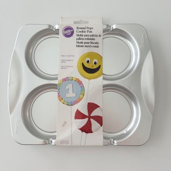 NWT Wilton 4 Cookie Pops Pan - Picture 1 of 9